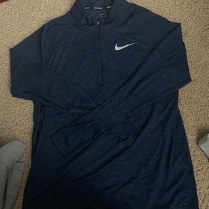 Blue Nike Quarter-zip